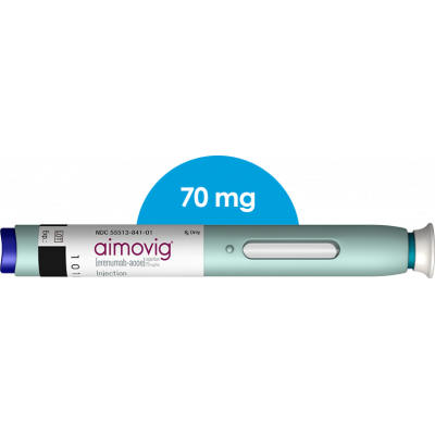 AIMOVIG 70 MG / ML ( ERENUMAB ) FOR SUBCUTANEOUS INJECTION 1 ML PREFILLED AUTOINJECTOR